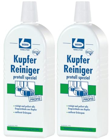 2 x Dr.Becher Kupfer 500 Spezial Protal Reiniger ml