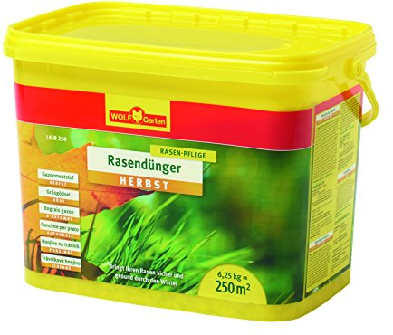 WOLF Garten - Rasen-Herbst-Dünger LK-B 250; 3733797, Rot