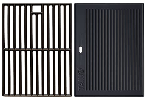 TAINO PRO/RED 4+0/4+1 Plaque de cuisson en fonte - Kit d'accessoires pour barbecue à gaz - Plaque réversible