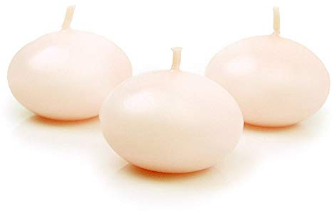 Schwimmkerzen 50 Stk Ø 40 mm Schwimmkerze Kerzen (Hellcreme)