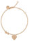 RADLEY Ladies 18ct Rose Gold Plated Bobble heart Bracelet RYJ3136S