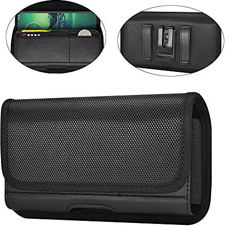 Funda Móvil Cinturón para iPhone 16 Pro MAX, Samsung Galaxy A16 A14 A06 A05S S25 Ultra S24 Ultra, Xiaomi Redmi 14C 13C A3 / Note 14 Pro, Poco C75 C65 - Nalion Bolsa Porta Teléfono Cinturon con Clip