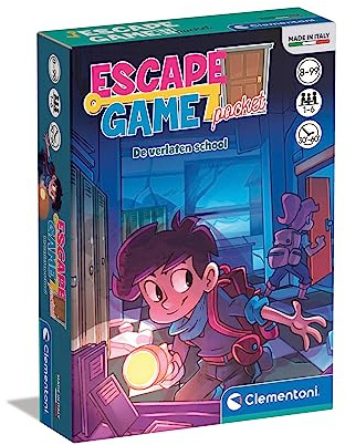 Clementoni Brettspiele, Escape Game - Schule, 8-99 Jahre - 56074
