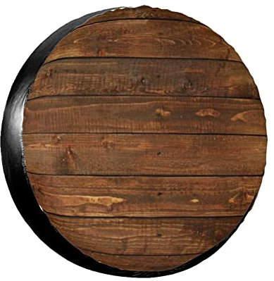 Reifentasche Braunes Holz Retro-Holzwand Wasserdicht Reifen Schutzhülle Staubdicht Autoreifen Für Geburtstag SUV Auto 15inch