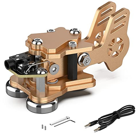 Putikeeg CW Morse manipulator, morse-nyckel dubbel piedestal, amatörradioutrustning, telegrafmanipulator, telegrafnyckel.
