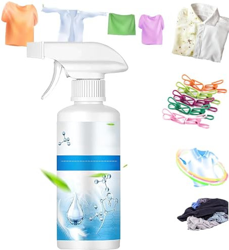 Sowhatahow Détachant naturel non ionique pour linge blanchissant, enzyme active, blanc propre pour vêtements, spray de nettoyage à sec, gardez-les parfumés (1 pièce)