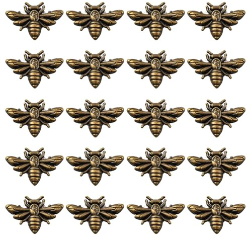 CHGCRAFT Vintage Biene Brosche Anstecknadel Honigbiene Brosche Pin Legierung Pins Set Pin Mantel Hemd Anzug Kragen Zubehör Brosche Pin für Unisex