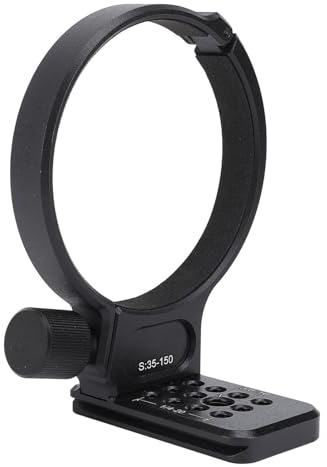 Bague de Montage pour Trépied pour Objectif SAMYANG AF 35-150 Mm, Collier de Montage pour Trépied D'objectif avec Plaque à Dégagement Rapide, Trous de Vis 1/4 et 3/8