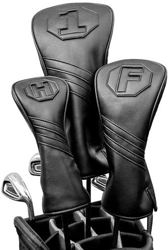 Golf Club Head covers. Driver, Fairway Wood, Hybrid - set of three (Set of three)