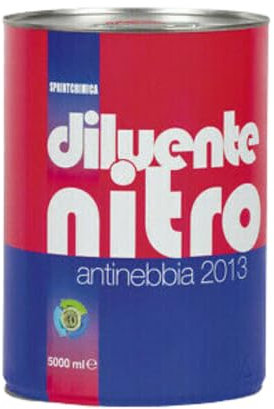 La zappa Diluente nitro antinebbia usato per la pulizia di superfici sporche di pittura (Lt 5)