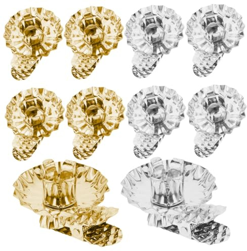LOLIPPYY 20pezzi Clip in Metallo Per Candele Natalizie Clip Per Portacandele Per Feste Di Natale Per Candele Ad Albero Di Natale Sfuse Piccole Per Portacandele Per Natalizio Per Candelieri