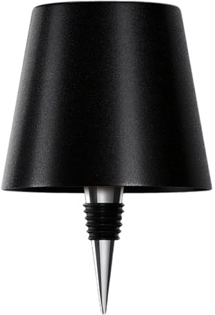 Tomedeks 1 Pièce Lampara para botella sin cable, lámpara de mesa sin cable, con 3 Colores y Brillo Regulable, Ideal para Dormitorio, Terraza, Cumpleaños