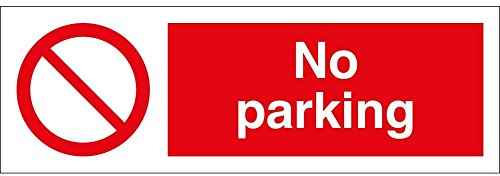 No Parking Signs (Rigid Plastic) House Driveway Business Workshop Office Shop Customer