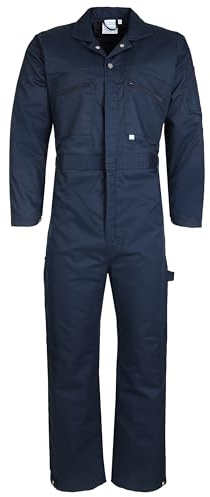 FORT - Orwell Coverall - Navy - S - Adult Rain Suit - Waterproof Overalls for Men