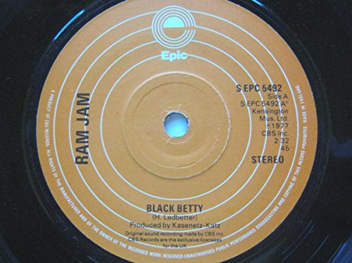 Ram Jam Black Betty/I Should Have Known 7 Epic SEPC5492 EX 1977