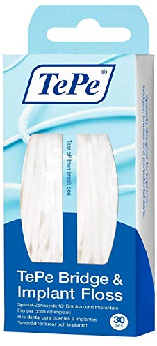 2 TePe Bridge & Implantatseide je 30 Stück