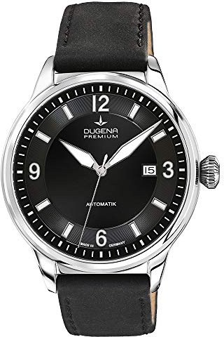 Dugena Herren Automatik-Armbanduhr, Saphirglas, Uhrwerk mit 24 Steinen, Kappa 1