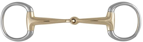 Stübben Gebiss 2238 Olivenkopf-Unterlegtrense einfach gebrochen - 10,5 cm - 12 mm - Sweet Copper