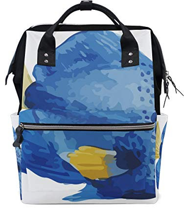 MONTOJ Sea-Fish Reisetasche mit pinkem Hintergrund One Size 6