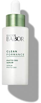 DOCTOR BABOR CLEANFORMANCE Phyto CBD Serum, mit Cannabidiol, beruhigt raue, erschöpfte und müde Haut, mit nachhaltigem Baumrinden-Extrakt, 1 x 30 ml