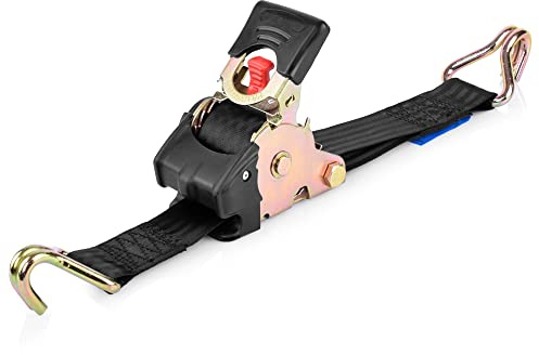 RACEFOXX Set Automatik Spanngurt Ratsche Zurrgurt auch zur Festmontage Transportsicherung