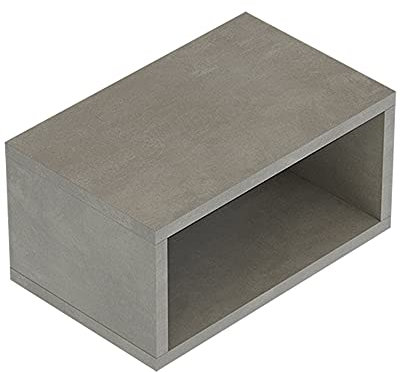 Inbagno Mobile Bagno sospeso per lavabo da appoggio, L. 60/80/110 cm, Serie Master con vano a Giorno