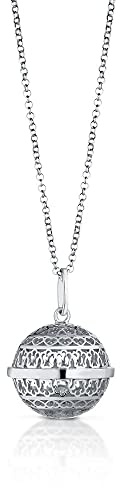 Collar Roberto Giannotti de plata con circonitas y esfera - Llamador de ángeles - SFA148