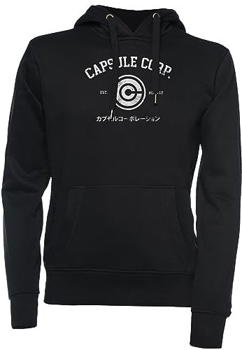 VENDAX Capsule Corp. Unisexe Sweat À Capuche Noir