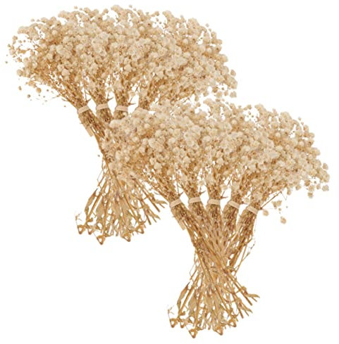 MAGICLULU 10 Schleierkraut Kleiner Strauß Kunstblumen für Vase Esszimmertischdekoration Hochzeitsdekorationen getrocknete Blumen falsches Schleierkraut getrockneter Blumenstrauß Miniatur