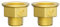 Aitsite Reductor de 3/4 a 1 pulgada de latón, extensión reductora con hexágono, rosca exterior de 3/4 pulgadas x rosca interior de 1 pulgada, reducción para la conversión de conexiones de tubería (2