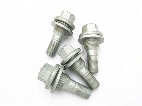 VVBNIN Vis de Roue Jante Compatible avec Peugeot pour 408 508 3008 Boulons Verrouillage Pièces Verrouillage Boulon Roue Boulon Roue Verrouillage Automatique Boulon Roue Automatique OEM:540567