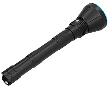 Phefop Antorcha de Buceo Profesional de 15000 Lm para Pesca Submarina Linterna de Luz Fuerte Aleación de Aluminio Azul 3 X XHP70.2 LED 150 M Impermeable