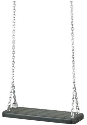 Dondolo piatto in gomma per bambini di grado commerciale, con catene in acciaio resistente, per giardino, sensoriale, parco giochi per bambini e bambini, durevole e sicuro