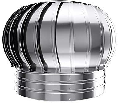 Camino a comignolo con testa girevole in acciaio inox da 100-200 mm, con tappo girevole, parte superiore, cappello, camino a comignolo, camino a comignolo, camino a comignolo, camino a comig