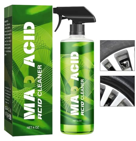Maodom Spray per pneumatici, soluzione in schiuma per la pulizia delle ruote, spray multiuso per rimuovere la polvere dei freni, per lucidatura automobilistica, moto, barca, camion, bici