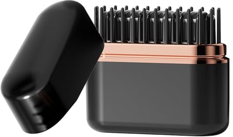 Mini Cepillo Alisador Para El Cabello Batería De Larga Duración 3 | Cepillo Alisador Mini Para Pelo Sin Cable Para Desplazamiento Diario, Viajes, Viajes Cortos, Escuela, , Mujeres, Da