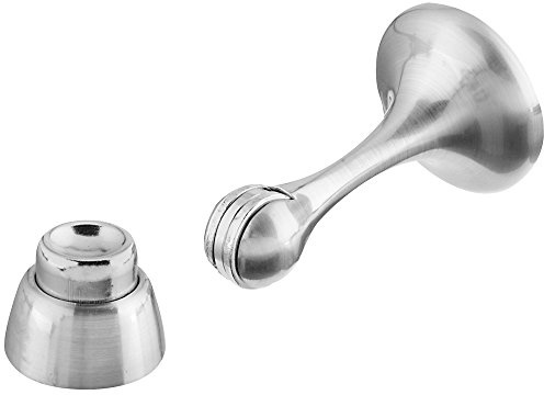 National Hardware S825-521 8208 Magnetic Doorstops in Nickel, Satin Nickel