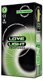LOVE LIGHT 12 preservativi fosforescenti
