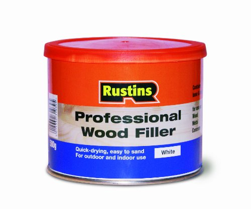 Rustins Professional Wood Filler White 250g