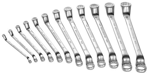 FACOM - Jeu de 12 Clés Polygonales Contrecoudées Métriques pour Écrous - 55A.JD12 - Outillage de Qualité - Longue Durée de Vie - Pour Professionnels et Particuliers