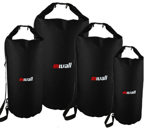 Mivall wasserdichter Packsack Seesack Transportsack 10/20 / 30/50 Liter (10 Liter)