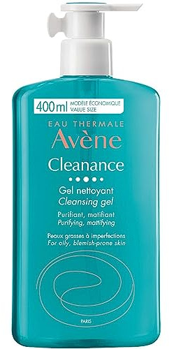 2 Avene Cleanance Gel Reiniger 400 ml reinigt sanft die Unreinheiten der Haut. Gesicht und Körper