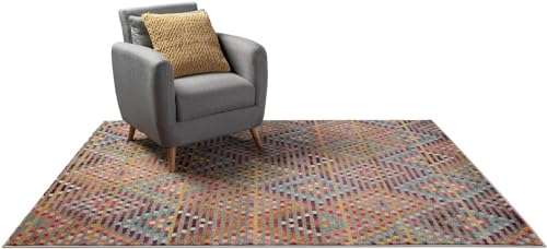 benuta Nest Vintage Teppich Casa - Mehrfarbig 300x400 cm - Teppich für Wohnzimmer, Schlafzimmer und Flur - Pflegeleicht - Fußbodenheizung Geeignet