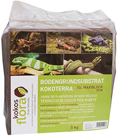 Floragard 120893 Terrariensubstrat, braun, 1 x 70L