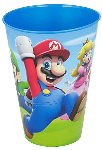 Stor Vaso Infantil de plástico Reutilizable de 260 ml de Super Mario