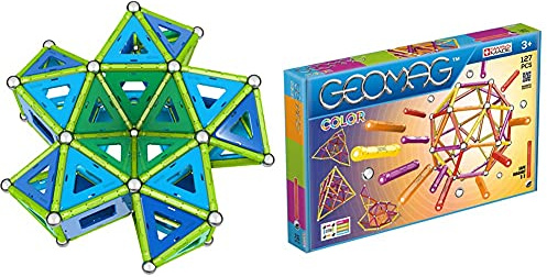 Geomag, Classic Panels, 464, Magnetkonstruktionen und Lernspiele, Konstruktionsspielzeug, 192-teilig & Classic Color, 264, Magnetkonstruktionen und Lernspiele, Konstruktionsspielzeug, 127-teilig