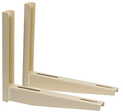 Suinga Juego Soporte eco Aire Acondicionado 45x45 cm, Pintado crema Epoxi Poliester. Peso Maximo 80 Kg, beige