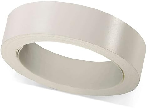ben+camilla.com Nastro adesivo per bordi, bianco, rotolo da 19 mm x 5 m (opaco liscio), protezione per bordi da incollare, come nastro adesivo senza stiratura, qualità premium per risultati
