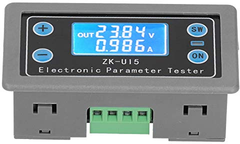 ZK-U15 Monitor di corrente di tensione 0.03A-5.00a Display digitale Voltmetro e amperometro DC 5V-38V Misuratore di consumo energetico Rilevatore di parametri elettronici con tempo di capacità di alim