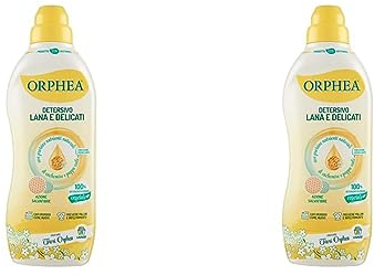 Orphea, Linea Detergenza, Detersivo per Capi in Lana e Delicati, Adatto a Tessuti Preziosi e Fibre Naturali, Confezione da 1500 ml